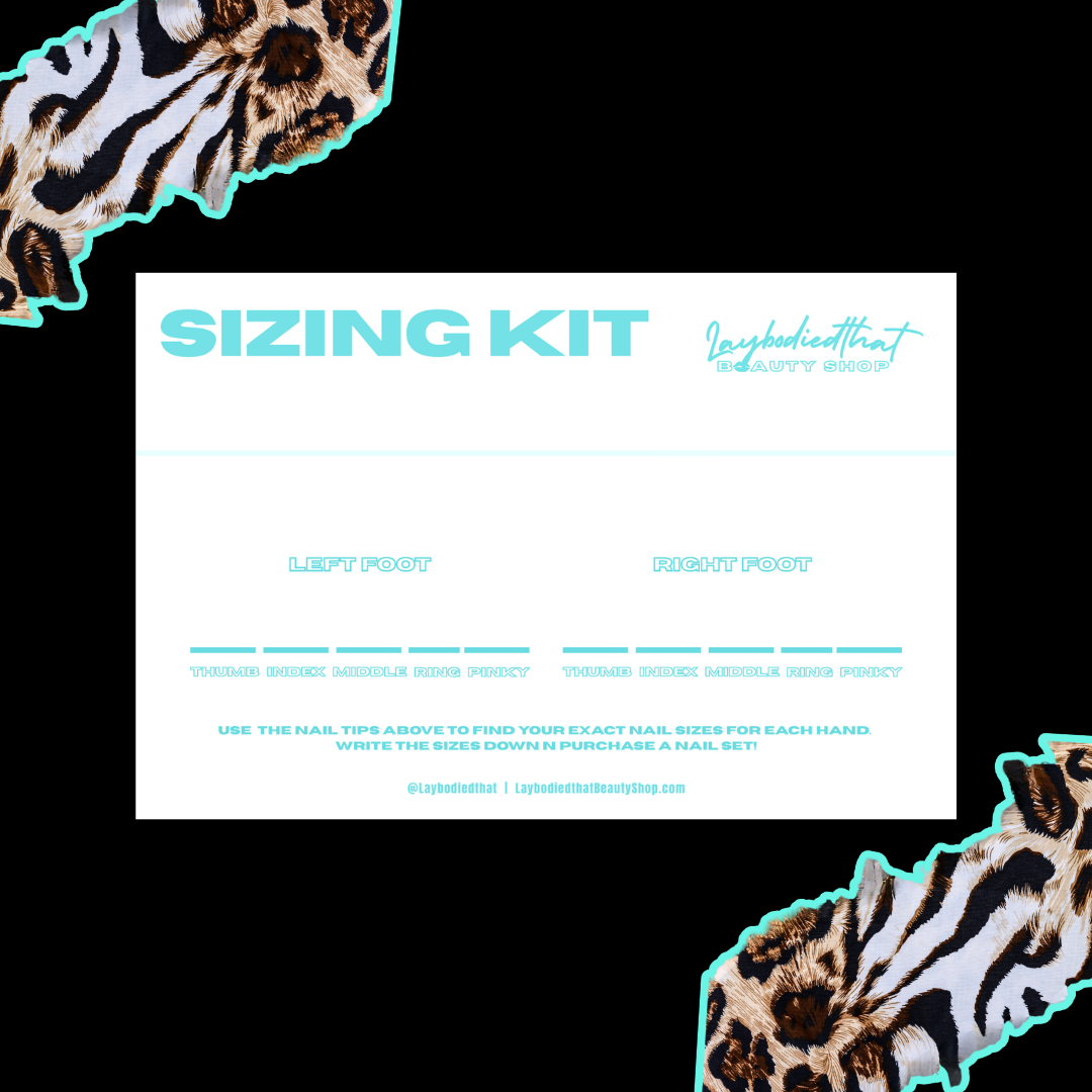 Toe Nail Sizing Kit