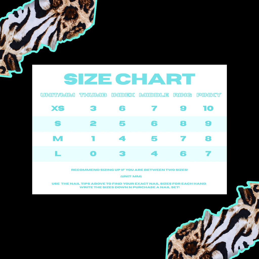 Toe Nail Sizing Kit