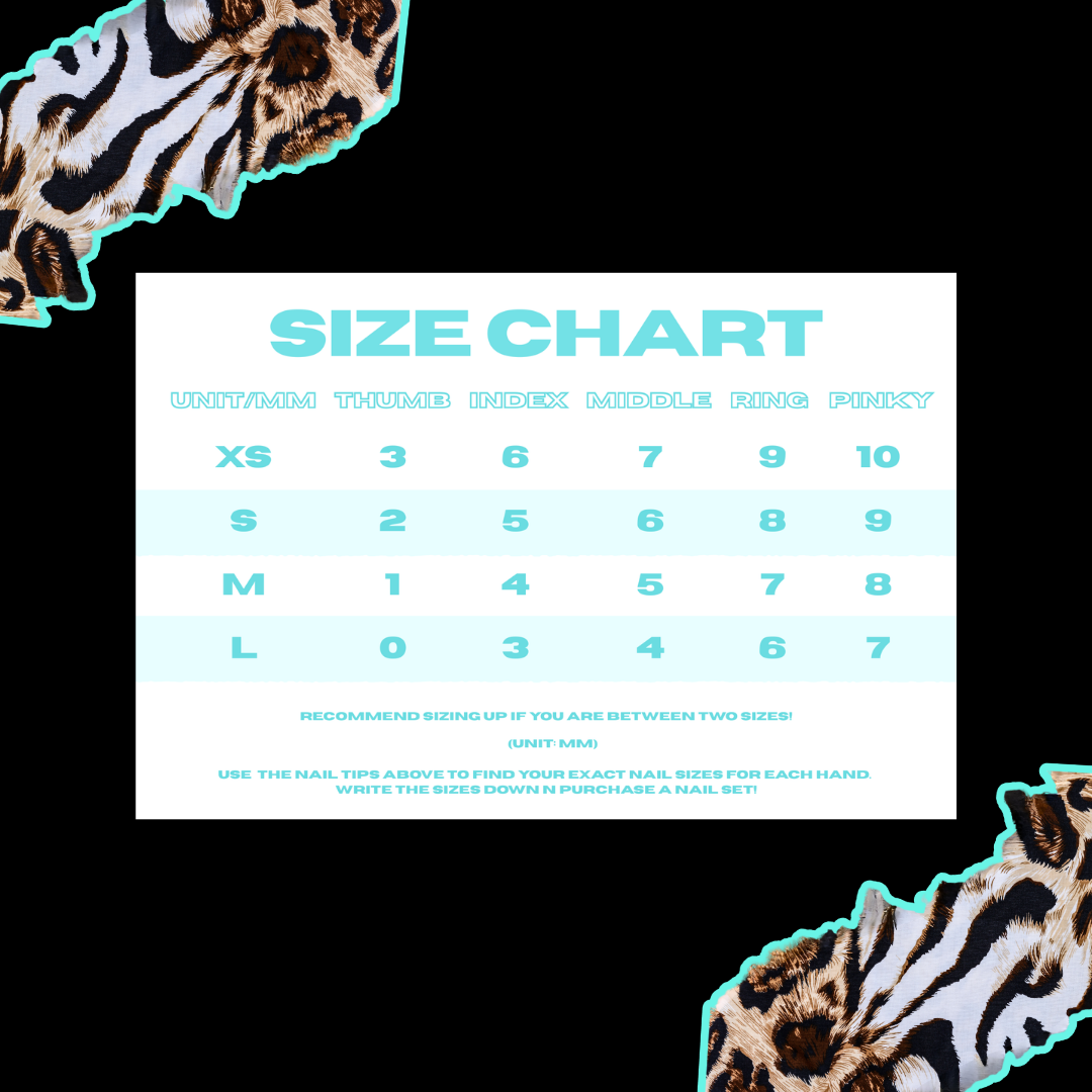 Toe Nail Sizing Kit